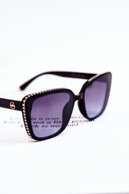 Damskie Okulary Przeciwsłoneczne Ombre M2338 Czarne