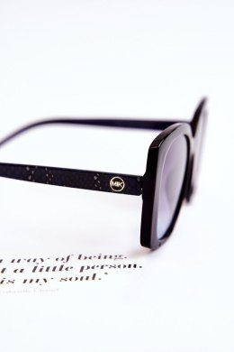Modne Okulary Przeciwsłoneczne M2321 Czarno-Granatowe