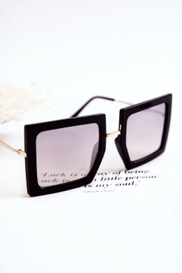 Okulary Przeciwsłoneczne Kwadratowe V160018 Czarne