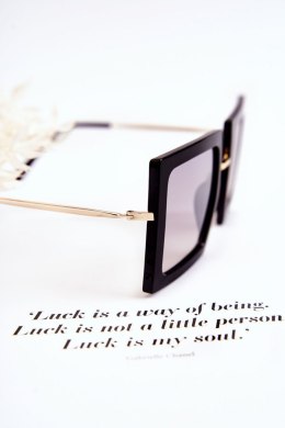 Okulary Przeciwsłoneczne Kwadratowe V160018 Czarne