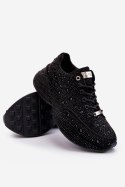 Damskie Sneakersy Na Platformie GOE JJ2N4058 Czarne