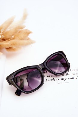 Damskie Klasyczne Okulary Przeciwsłoneczne M2390 Czarne