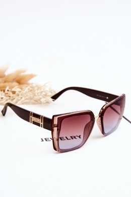 Damskie Okulary Przeciwsłoneczne UV400 Prius V237 Brązowe