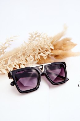 Damskie Okulary Przeciwsłoneczne V130037 Czarne Gradient Fioletowy
