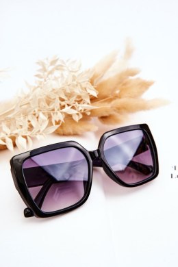 Okulary Przeciwsłoneczne V130041X Czarne Gradient Fioletowy