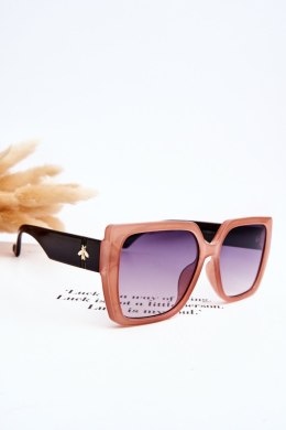 Okulary Przeciwsłoneczne V130041X Czarno-Różowe
